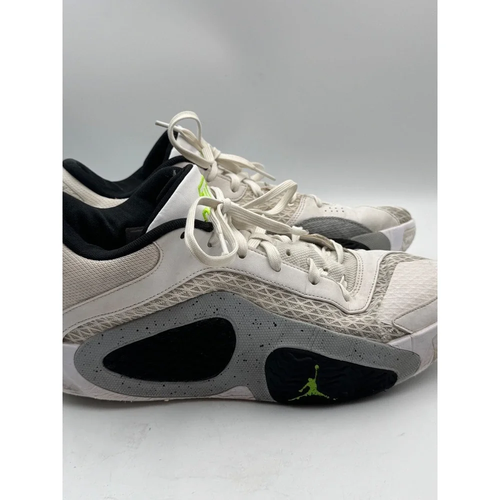 Jordan Stay Loyal 2 White Grey Electric‎ Green Basketball Shoes Mens 12